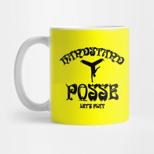 Handstand Posse Lets Play Yoga Mug